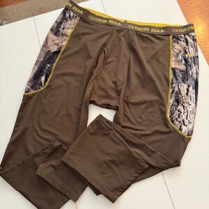 Yukon Gear Mossy Oak Base Layer Pants Camo Gorpcore Hunting Outdoor Leggings